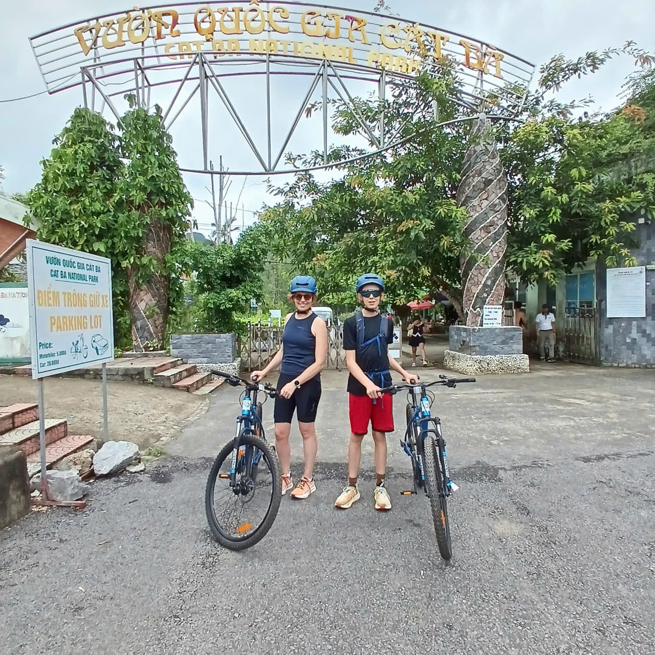Cycling through beautiful landscapes